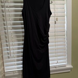 Athleta Black Midi Dress